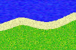 sandy coastline