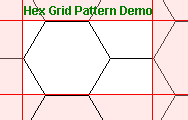 Hex Grid Pattern Demo