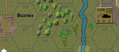 over Buznea at  Soviet  T-34/85s ...