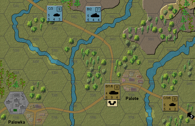 Eastern Front T L map fragment